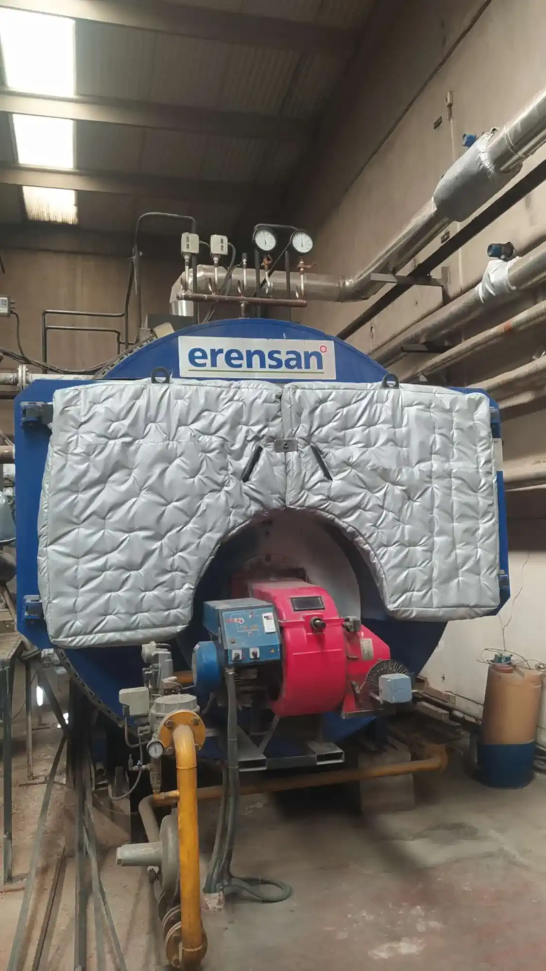 yakıt ve buhar kazanları izolasyonu endüstriyel izolasyon - sarı izolasyon endüstriyel yalıtım sistemleri